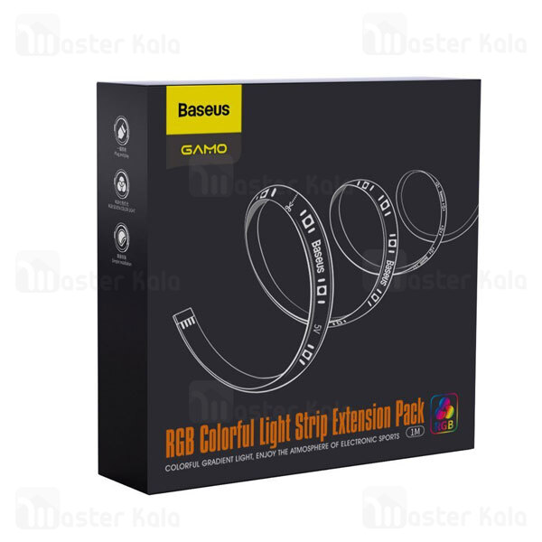اکستنشن ریسه اس ام دی بیسوس Baseus Colorful Light Strip Extension Pack DGRGB-01 توان 5 وات و 1 متر