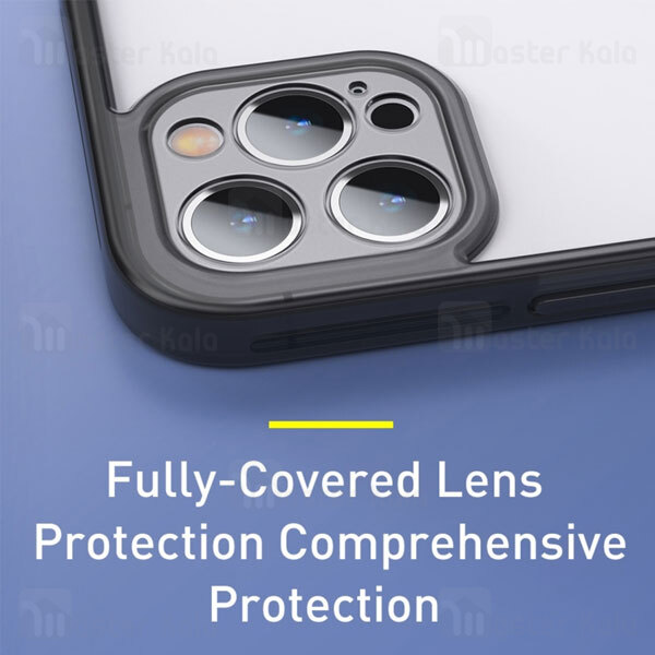 بامپر بیسوس آیفون Apple iPhone 12 Pro Baseus Camera Lens Protector Frame Case FRAPIPH61P-01
