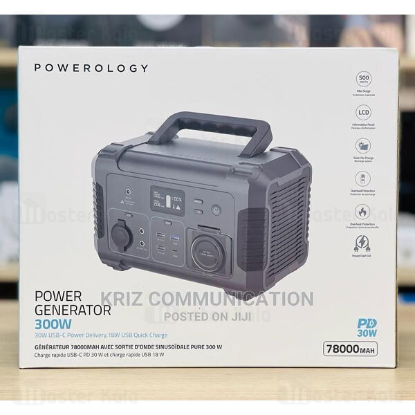 پاوربانک 78000 پاورولوژی Powerology Power Generator PGN300PD توان 300 وات