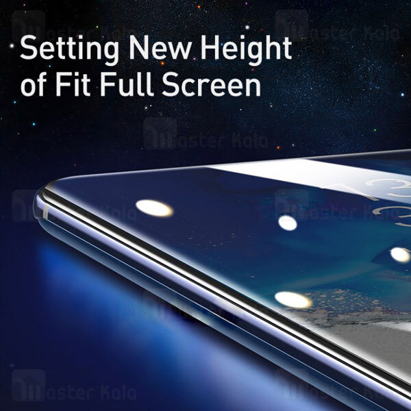 پک 2 تایی محافظ صفحه شیشه ای تمام صفحه و خمیده یو وی Samsung Galaxy S20 Baseus SGSAS20 UV