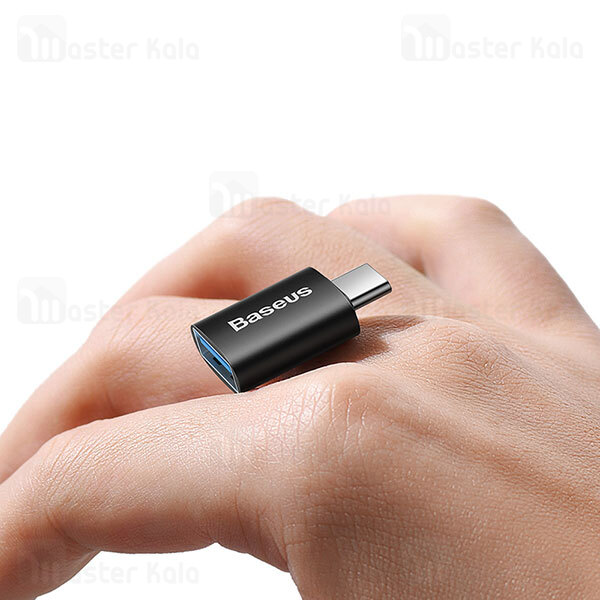 تبدیل OTG تایپ سی به USB 3.1 بیسوس Baseus Ingenuity Mini OTG Adaptor Type C to USB-A 3.1 ZJJQ000001