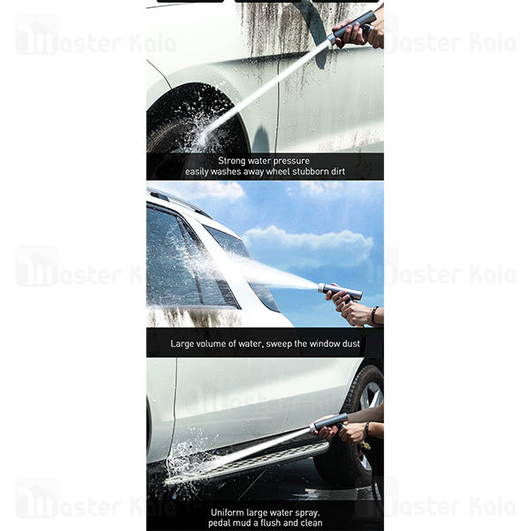 شلنگ و نازل کارواش Baseus Car Wash Spray Nozzle CRXC01-C01 طول 30 متری