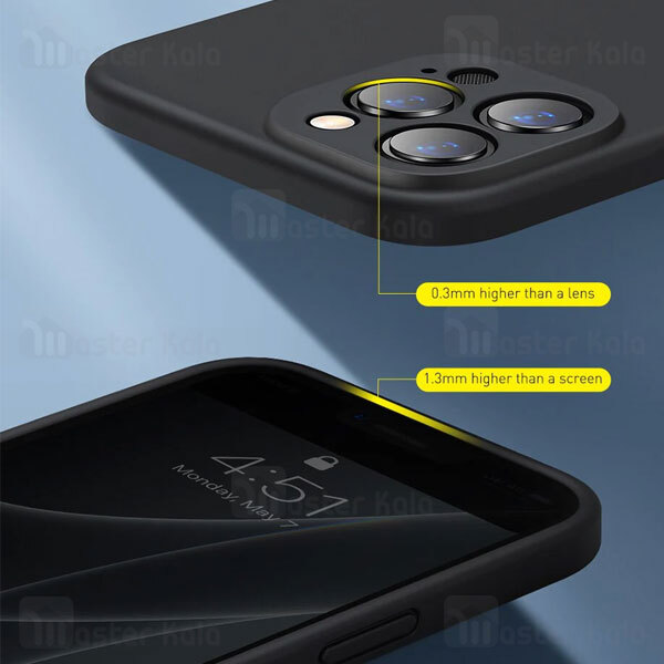 قاب سیلیکونی بیسوس آیفون Apple iPhone 13 Pro Baseus Liquid Silica Gel Case ARYT000101