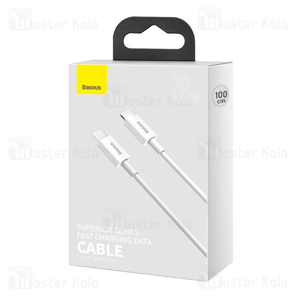 کابل لایتنینگ به Type C فست شارژ بیسوس Baseus iP Cable CATLYS-A01 طول 1 متر و توان 20 وات