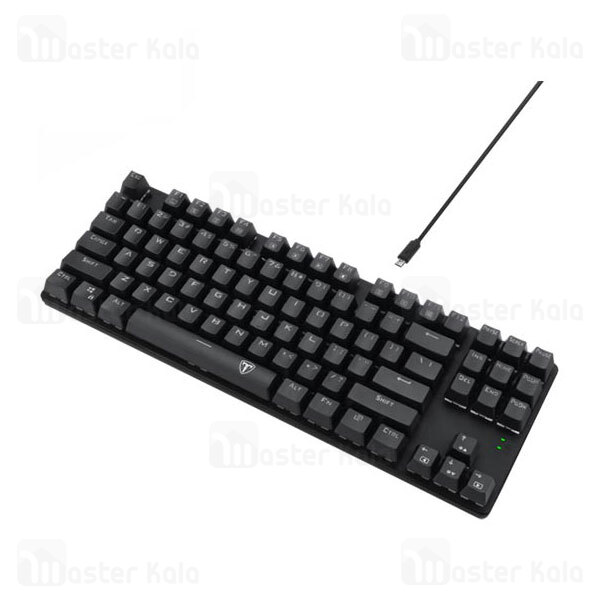 کیبورد سیمی گیمینگ T-Dagger Bora T-TGK313 Gaming Mechanical Keyboard Backlight