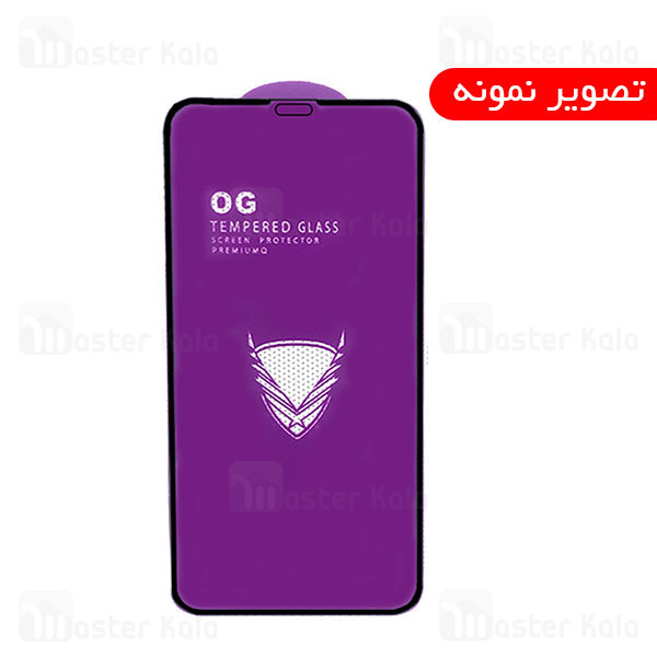 محافظ صفحه شیشه ای تمام صفحه تمام چسب OG ریلمی Realme C21 OG 2.5D Glass