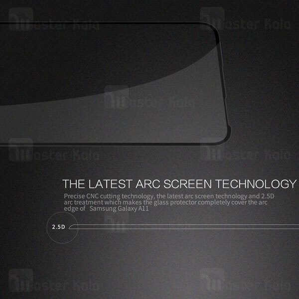 محافظ صفحه نمایش شیشه ای تمام صفحه تمام چسب سامسونگ Samsung Galaxy A21 Nillkin CP+ Pro