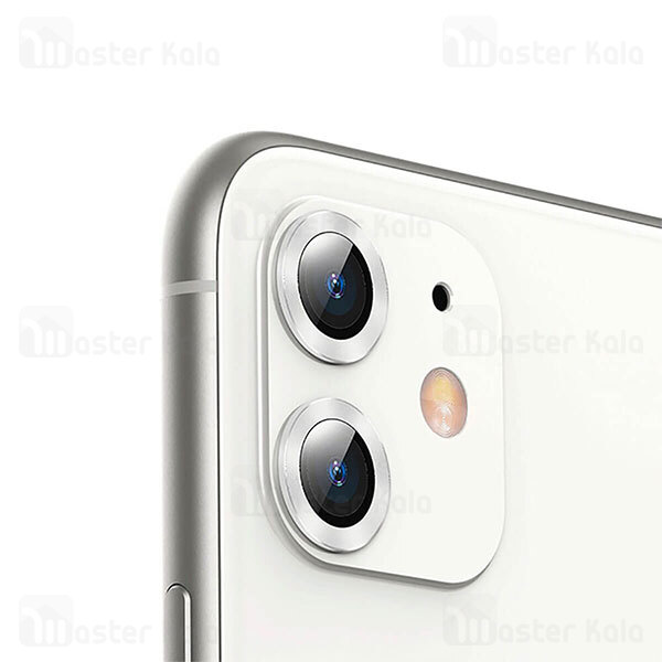 محافظ لنز دوربین فلزی بیسوس Apple iPhone 11 Baseus SGAPIPH61S-AJT01 Alloy Protection Ring Lens Film