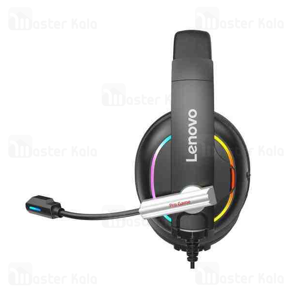 هدفون سیمی گیمینگ لنوو Lenovo HU75 Color LED Adjustable Gaming Headset