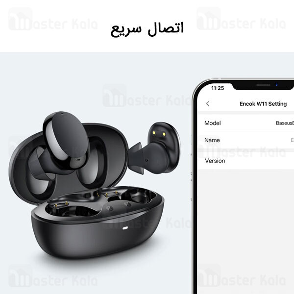 هندزفری بلوتوث دوگوش بیسوس Baseus W11 Encok True Wireless Earphones NGTW060001