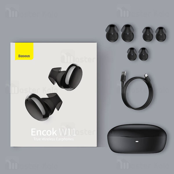 هندزفری بلوتوث دوگوش بیسوس Baseus W11 Encok True Wireless Earphones NGTW060001