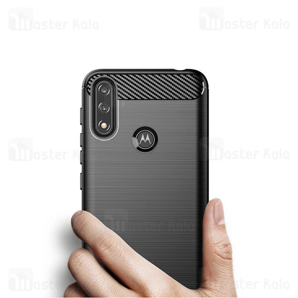 قاب فیبر کربنی موتورولا Motorola Moto E7i Power Rugged Armor Fiber Carbon