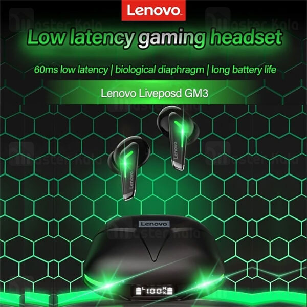 هندزفری بلوتوث دوگوش لنوو Lenovo ThinkPlus GM3 LivePods True Wireless Earbuds