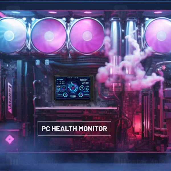 مانیتور سلامت سیستم پرودو Porodo PC Health Monitor 3.5 inch PDX537