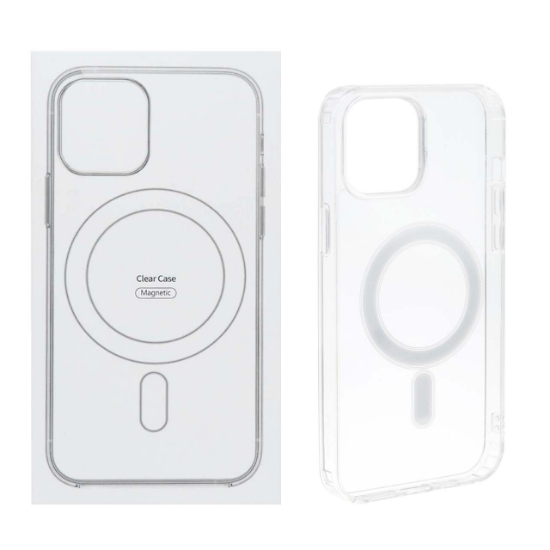 قاب گوشی شفاف با قابلیت شارژ MagSafe برای iPhone 12 Pro max