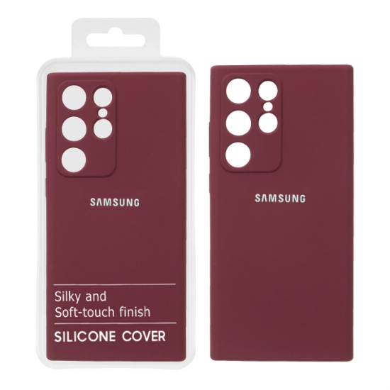 قاب گوشی سیلیکونی پاک کنی اورجینال درجه یک برای Samsung Galaxy S23 Ultra