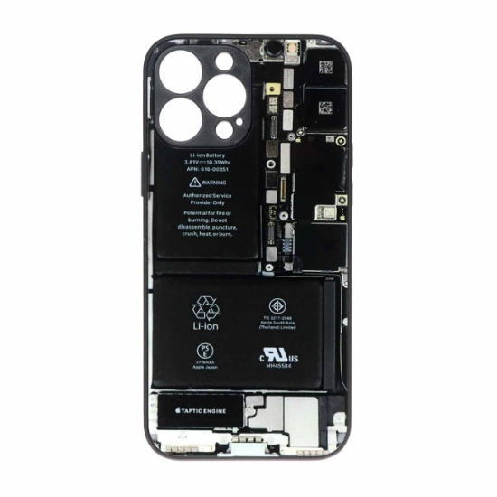 قاب گوشی Inside Bord محافظ لنز دار برای iPhone 13 Pro Max - طرح 125