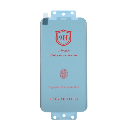 گلس گوشی Full Cover Polymer nano Privacy برای Samsung Note8 / Note9