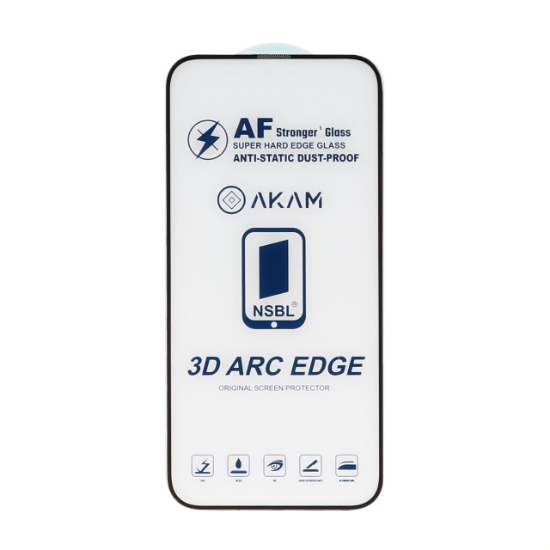 گلس گوشی اورجینال Full Cover ESD - AKAM برای iPhone 13 Pro Max / 14 Plus