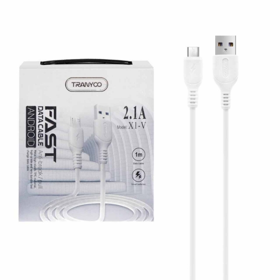 کابل تبدیل USB به micro USB ترانیو مدل X1-V طول 1 متر