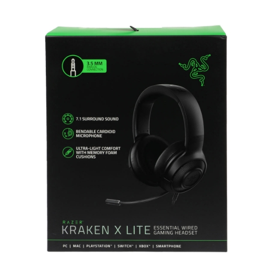 هدست مخصوص بازی ریزر مدل Kraken X Lite 7.1
