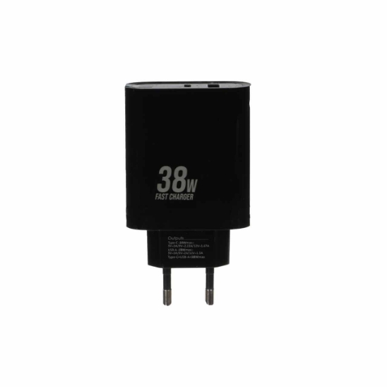 شارژر دیواری 38 وات فست شارژ PD و دوپورت تسکو مدل TTC66 به همراه کابل تبدیل USB-C