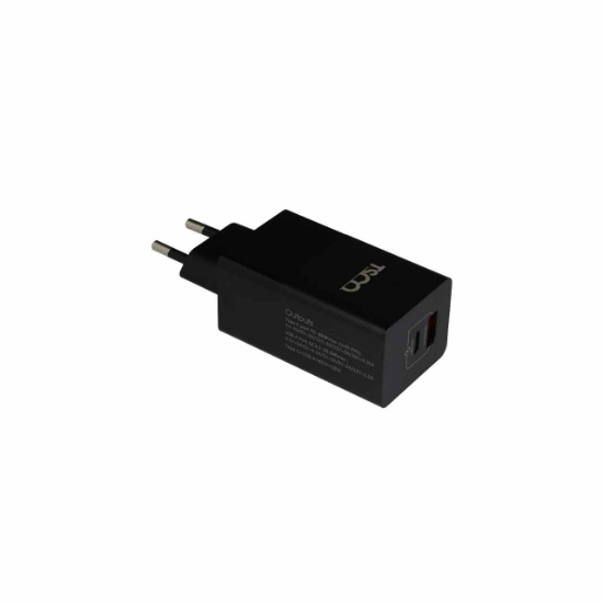 شارژر دیواری 65 وات فست شارژ PD و دوپورت تسکو مدلTTC67 به همراه کابل تبدیل USB-C