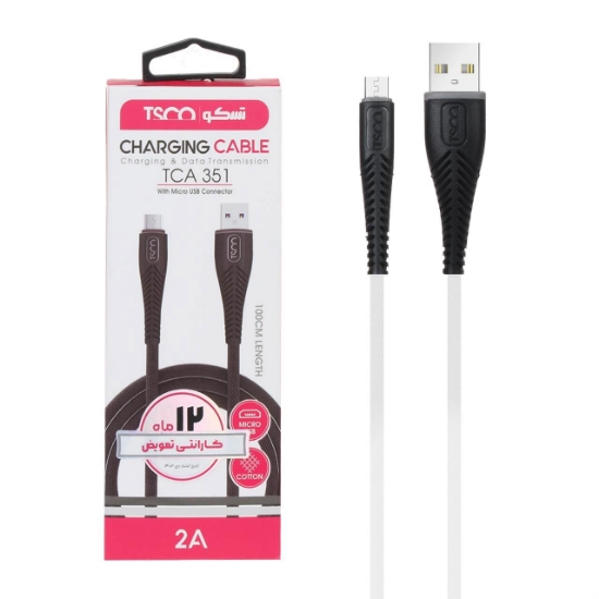 کابل تبدیل USB به Micro-USB تسکو مدل TCA 351 طول 1 متر