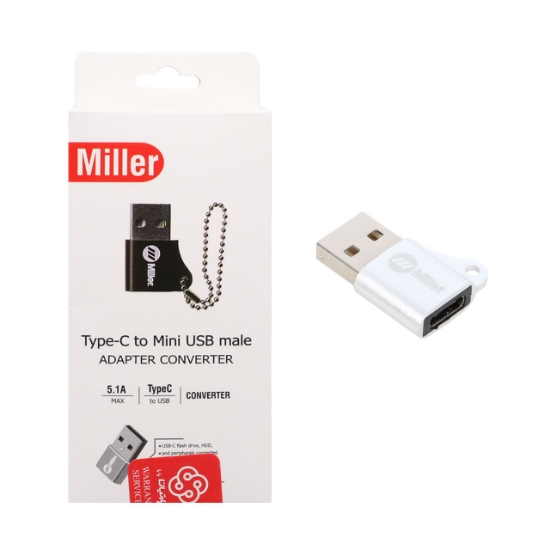 تبدیل USB TO Type-C میلر مدل MO-201