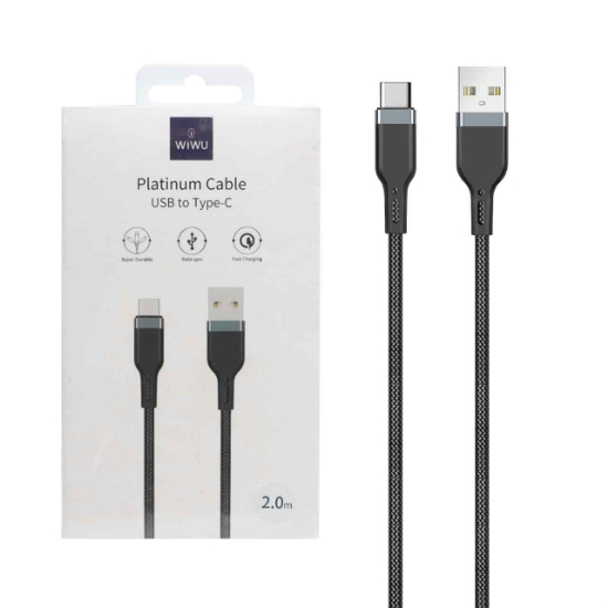 کابل تبدیل USB به USB-C ویوو مدل PT02 طول 1.2 متر