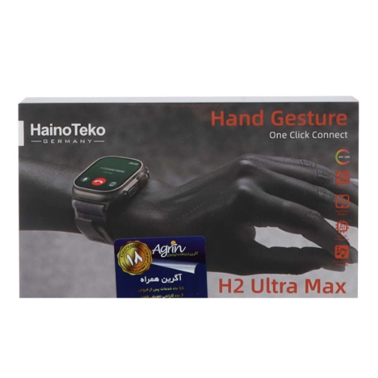 ساعت هوشمند هاینو تکو مدل H2 Ultra Max به همراه 2 عدد بند