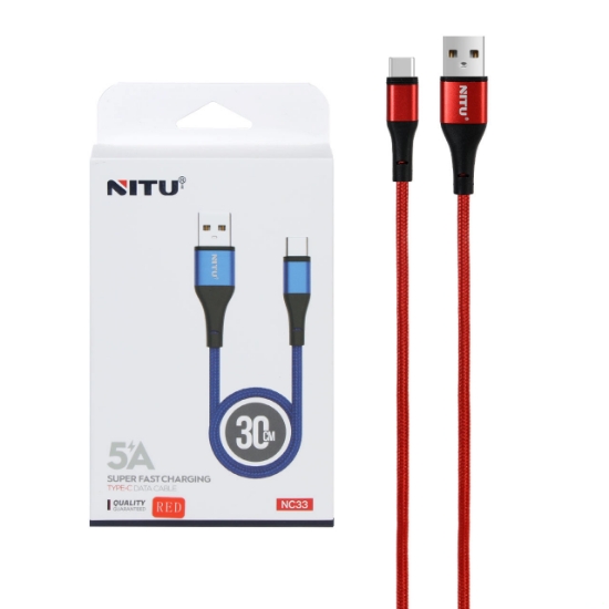 کابل تبدیل USB به USB-C نیتو مدل NC33 طول 0.30 متر