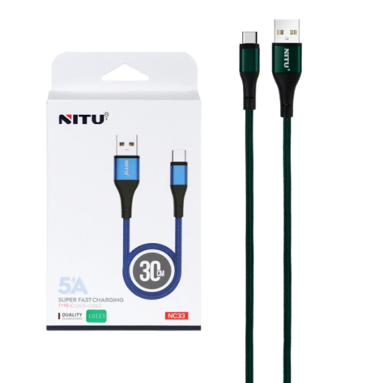 کابل تبدیل USB به USB-C نیتو مدل NC33 طول 0.30 متر