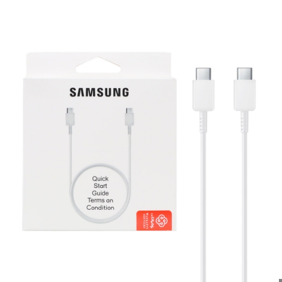 کابل تبدیل USB-C به USB-C سامسونگ مدل EP-DN980BWE طول 1 متر