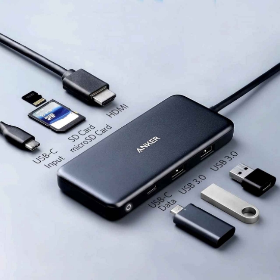 هاب 7 پورت USB-C انکر مدل A8346