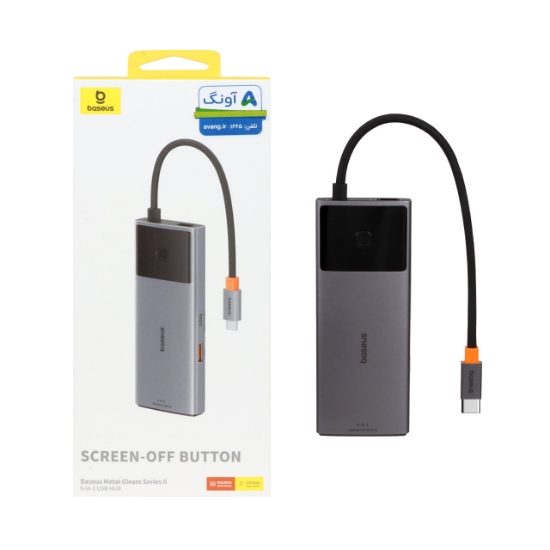 هاب 6 پورت USB-C باسئوس مدل B00061802813