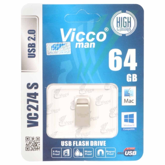 فلش مموری ویکومن مدل vc274 S USB2.0 ظرفیت 64 گیگابایت