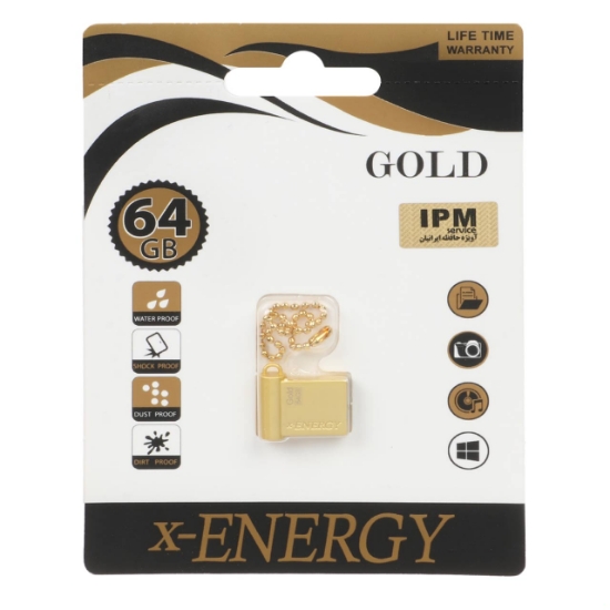 فلش مموری ایکس-انرژی مدل Gold USB2.0 ظرفیت 64 گیگابایت