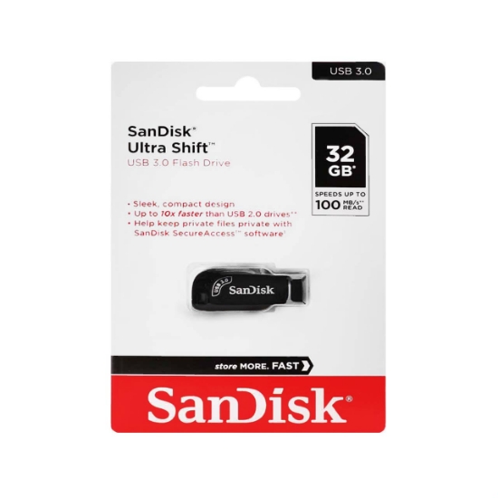 فلش مموری سن دیسک مدل Ultra Shift USB3.0 ظرفیت 32 گیگابایت