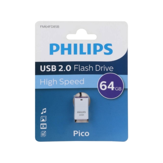 فلش مموری فیلیپس مدل Pico USB 2.0 ظرفیت 64 گیگابایت