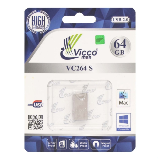 فلش مموری ویکومن مدل VC264 USB2.0 ظرفیت 64 گیگابایت