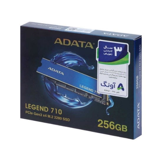 هارد اینترنال ای دیتا M.2 2280 SSD مدل LEGEND 710 ظرفیت 256 گیگابایت