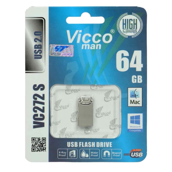 فلش مموری ویکومن مدل VC272 S USB2.0 ظرفیت 64 گیگابایت