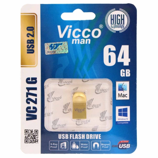 فلش مموری ویکومن مدل VC271 G USB2.0 ظرفیت 64 گیگابایت