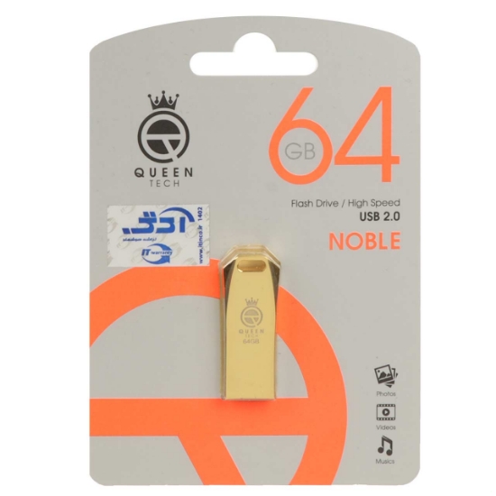 فلش مموری کوئین تک مدل NOBLE USB2.0 ظرفیت 64 گیگابایت