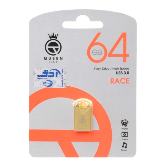 فلش مموری کوئین تک مدل Race USB3.0 ظرفیت 64 گیگابایت