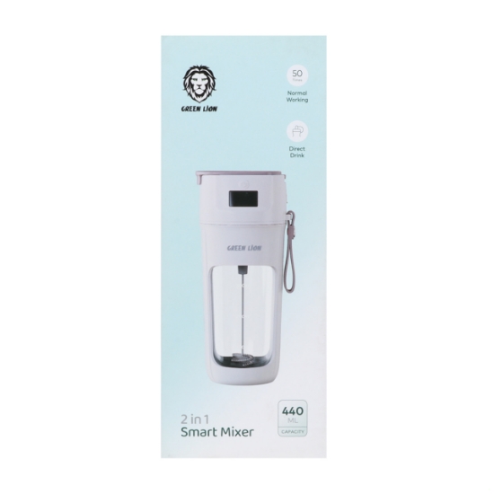 مخلوط کن قابل حمل گرین لاین مدل GN2IN1MIX440WH 440ml