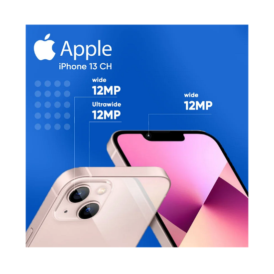 گوشی موبایل اپل مدل iPhone 13 Non Active CHA دو سیم‌ کارت ظرفیت 128 گیگابایت و رم 4 گیگابایت