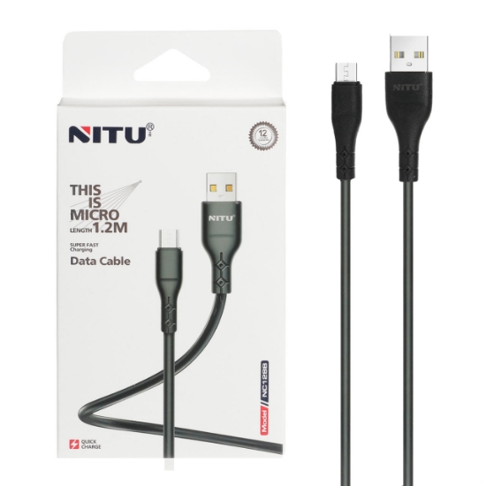 کابل تبدیل USB به micro USB نیتو مدل NC128B طول 1.2 متر